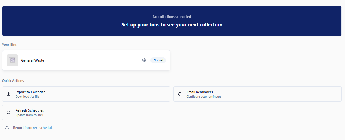 PutBinsOut - Never Miss Bin Day
